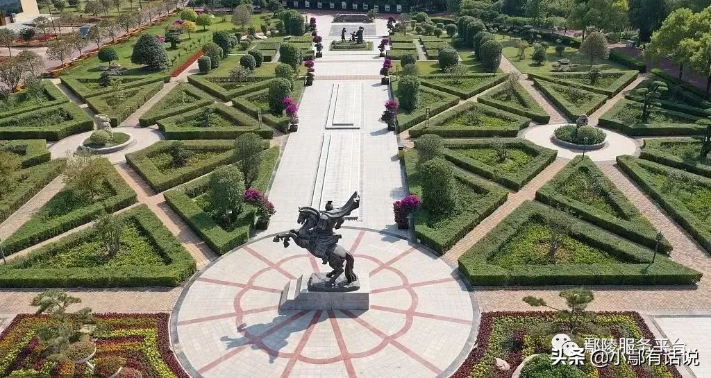 鄢陵花博园导览图,航拍鄢陵县唐韵樱花园