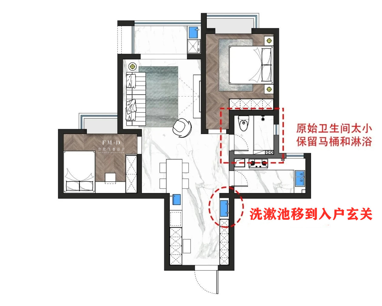 小户型入门玄关设计最新,小户型一个卫生间的设计