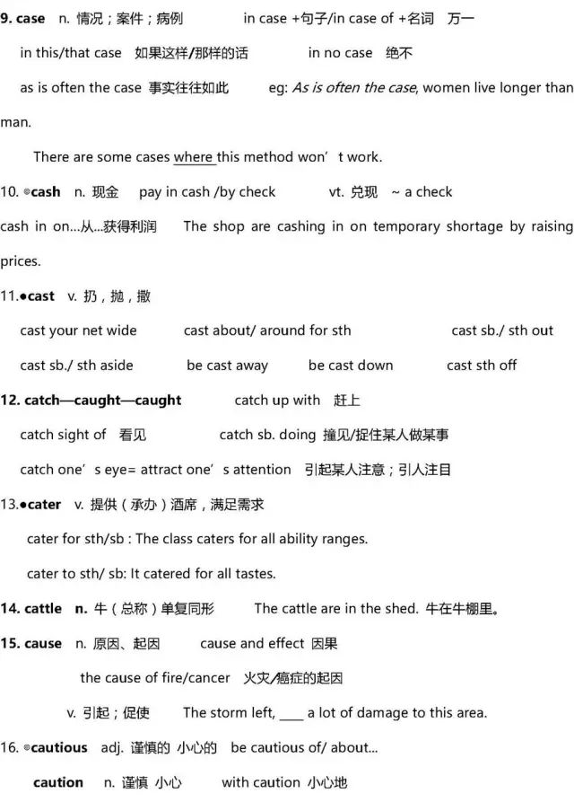 高考英语40篇搞定3500词解析,2022高三必背英语3500单词