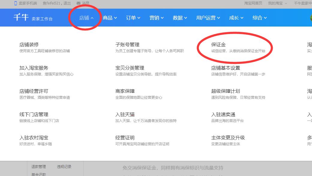 淘宝开店30元抵1000保证金怎样退,淘宝开店要交多少保证金卖农产品