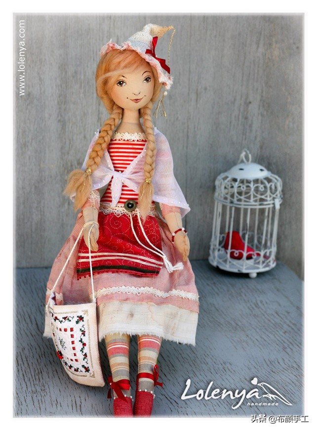 OlgaAbakumova的布艺娃娃,魔法花园里小花仙