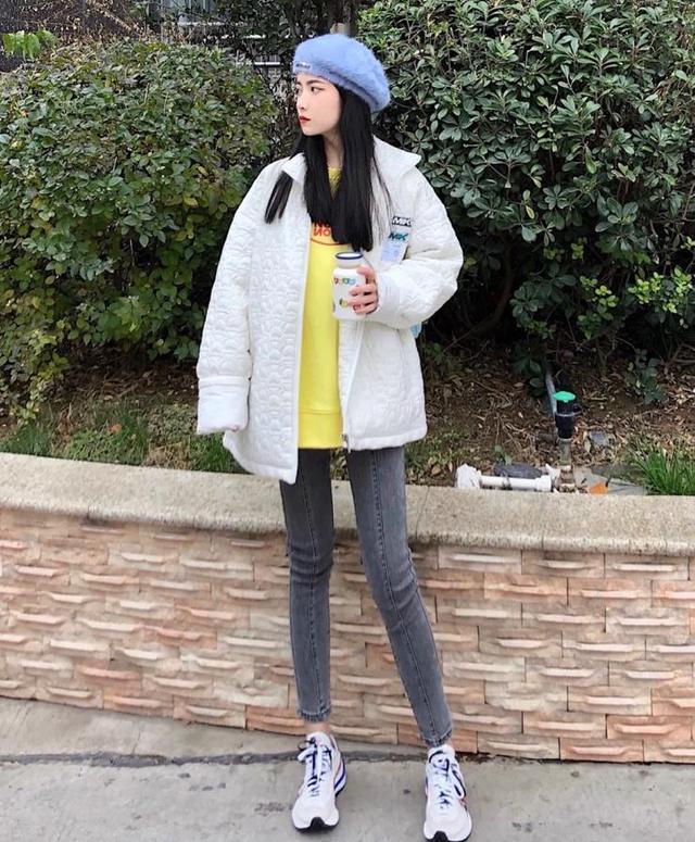 今年最火的绗缝棉服,今年流行棉服穿搭