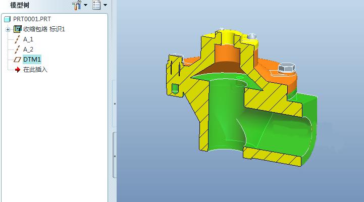 proe凸包如何展开,proe镜像边界混合怎么用
