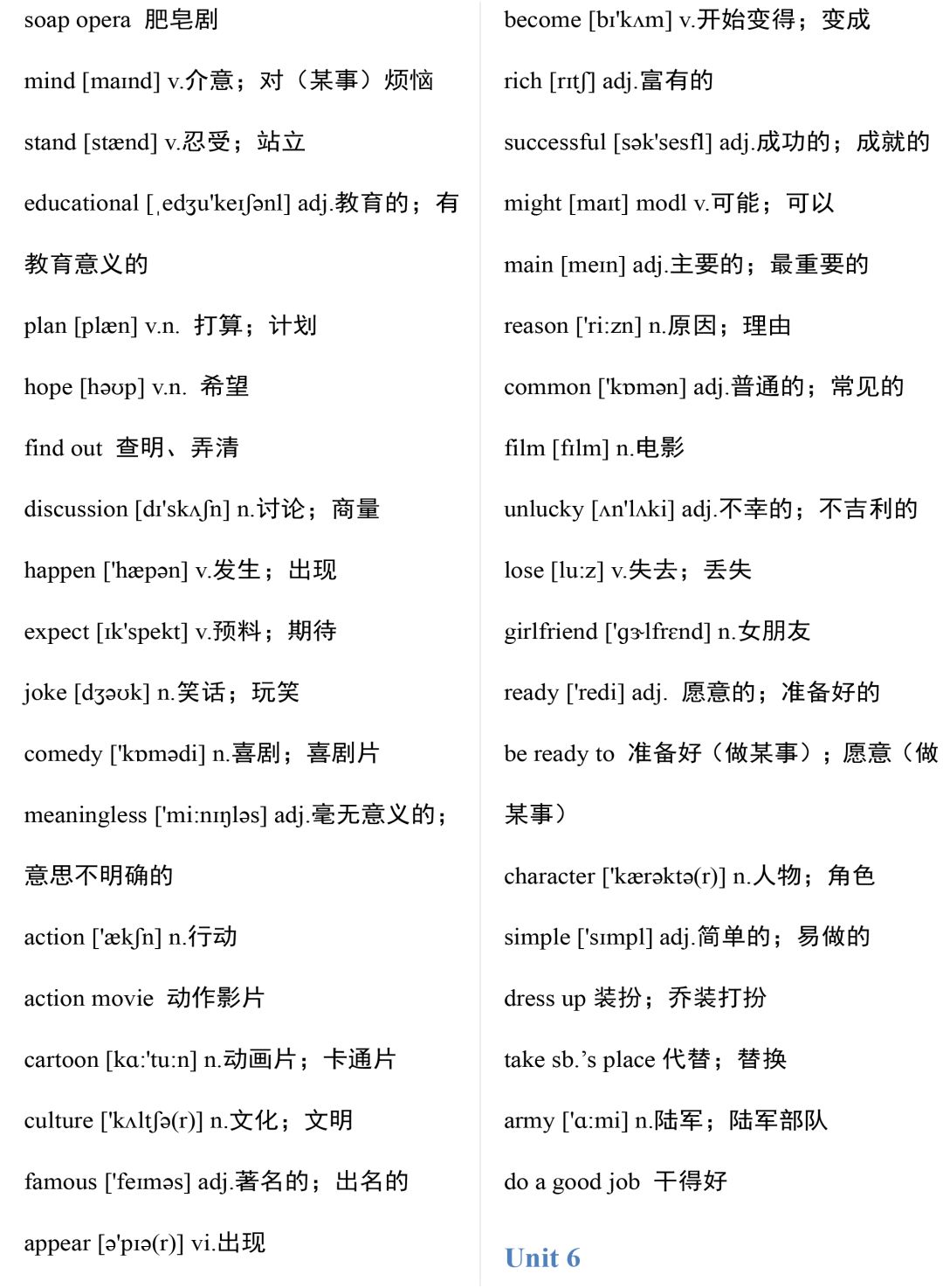 最常用5000分类英语单词带音标,英语六级6000词汇表带音标电子书