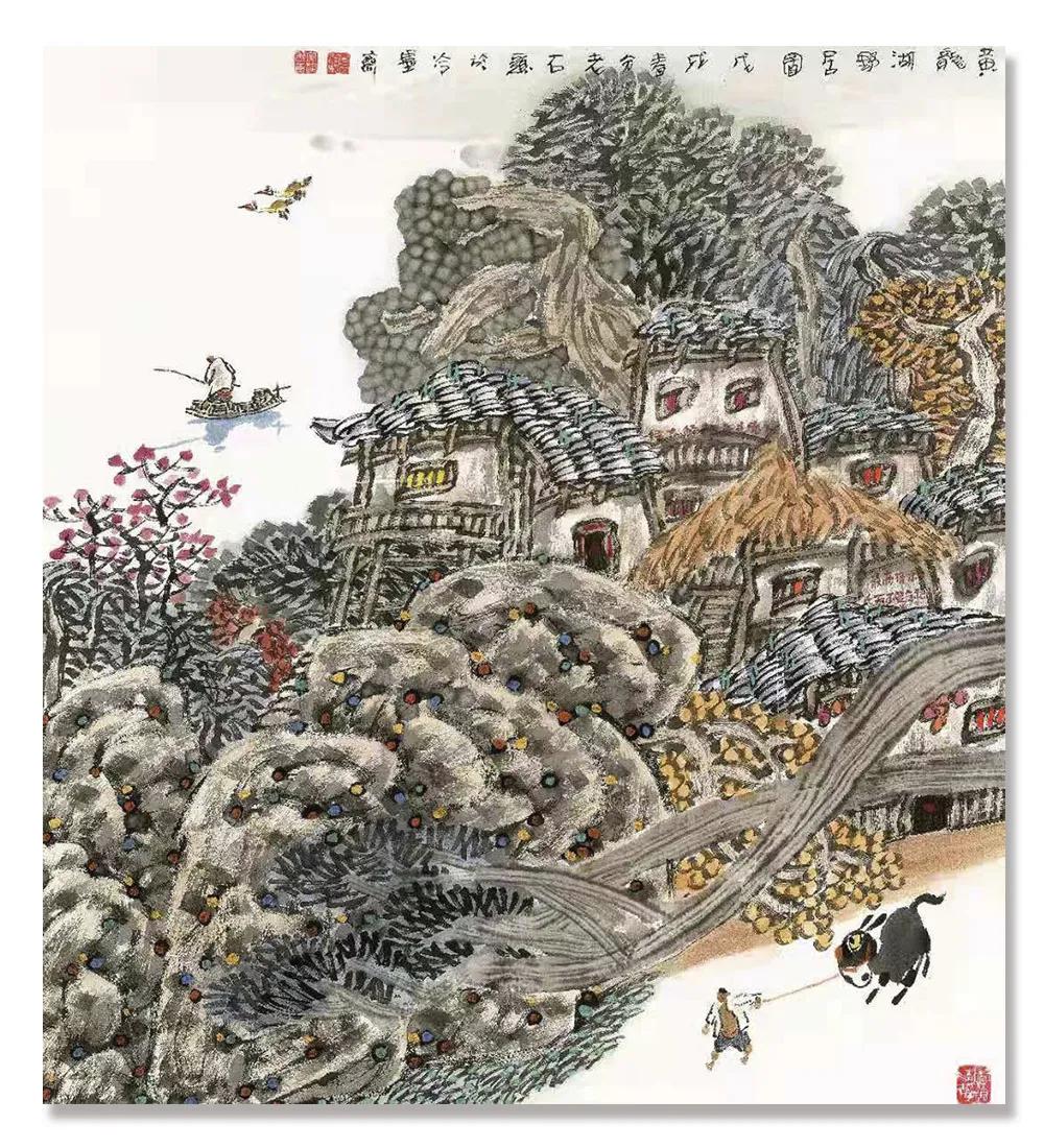 谢定超现代山水画艺术,谢定超山水画欣赏