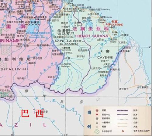 法属圭亚那和圭亚那的区别,法属圭亚那旅游
