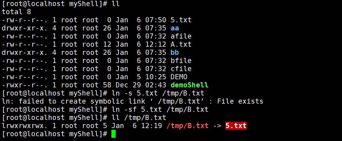 linux中的ln命令讲解,linux中ln命令用法