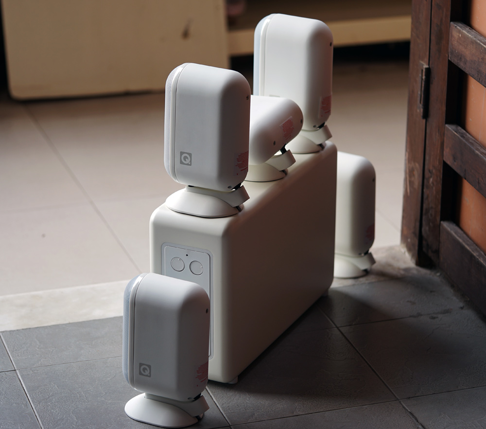 音质好价格合理老婆喜欢！英国Q牌7000i5.1家庭影院套装音响试用