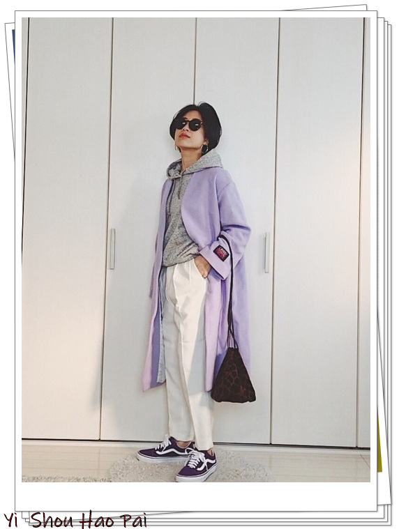 优衣库卫衣穿搭女2020,优衣库keithharingtokyo连帽卫衣