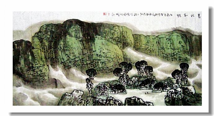 李向鸿山水画精品欣赏,李雁飞写意山水画