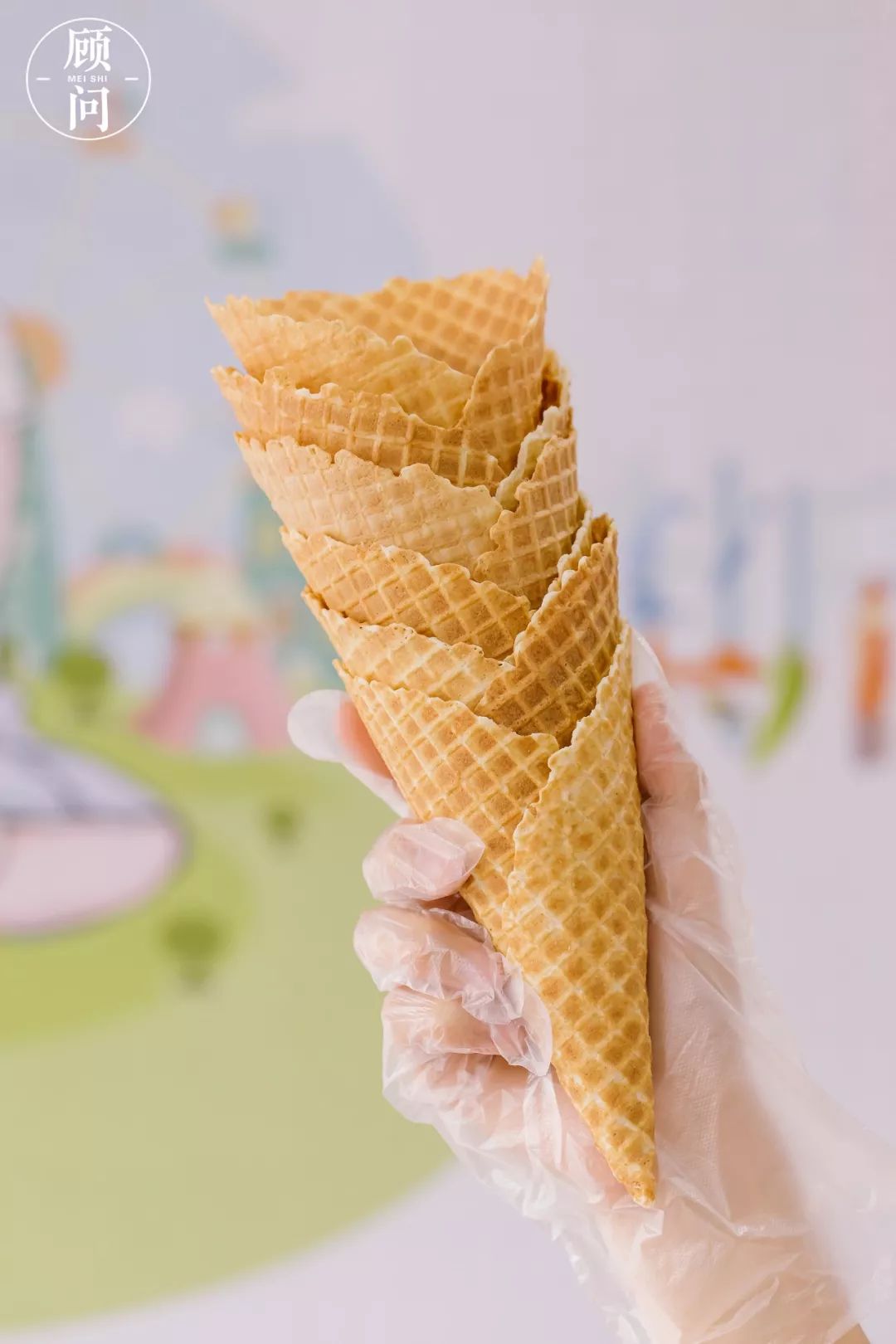 转圈圈的冰淇淋,旋转大转盘冰淇淋