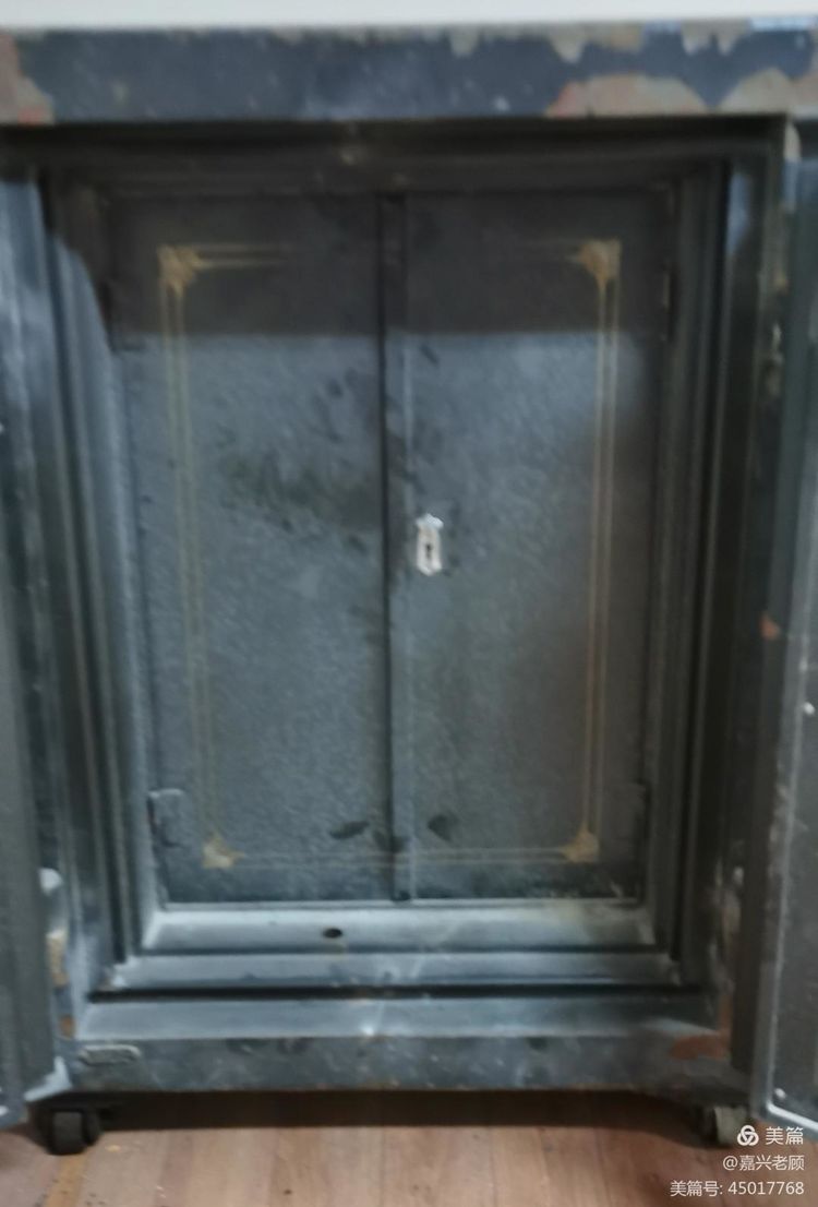 嘉绢*物文**级老物件|日伪期间日制保险柜