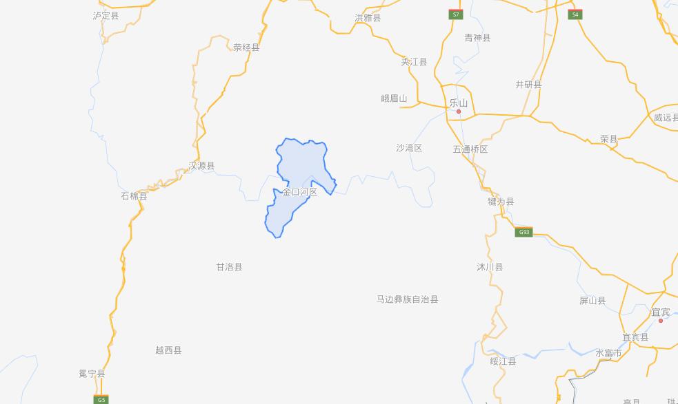 四川乐山金口河区属于少数民族吗,四川乐山有哪些飞地