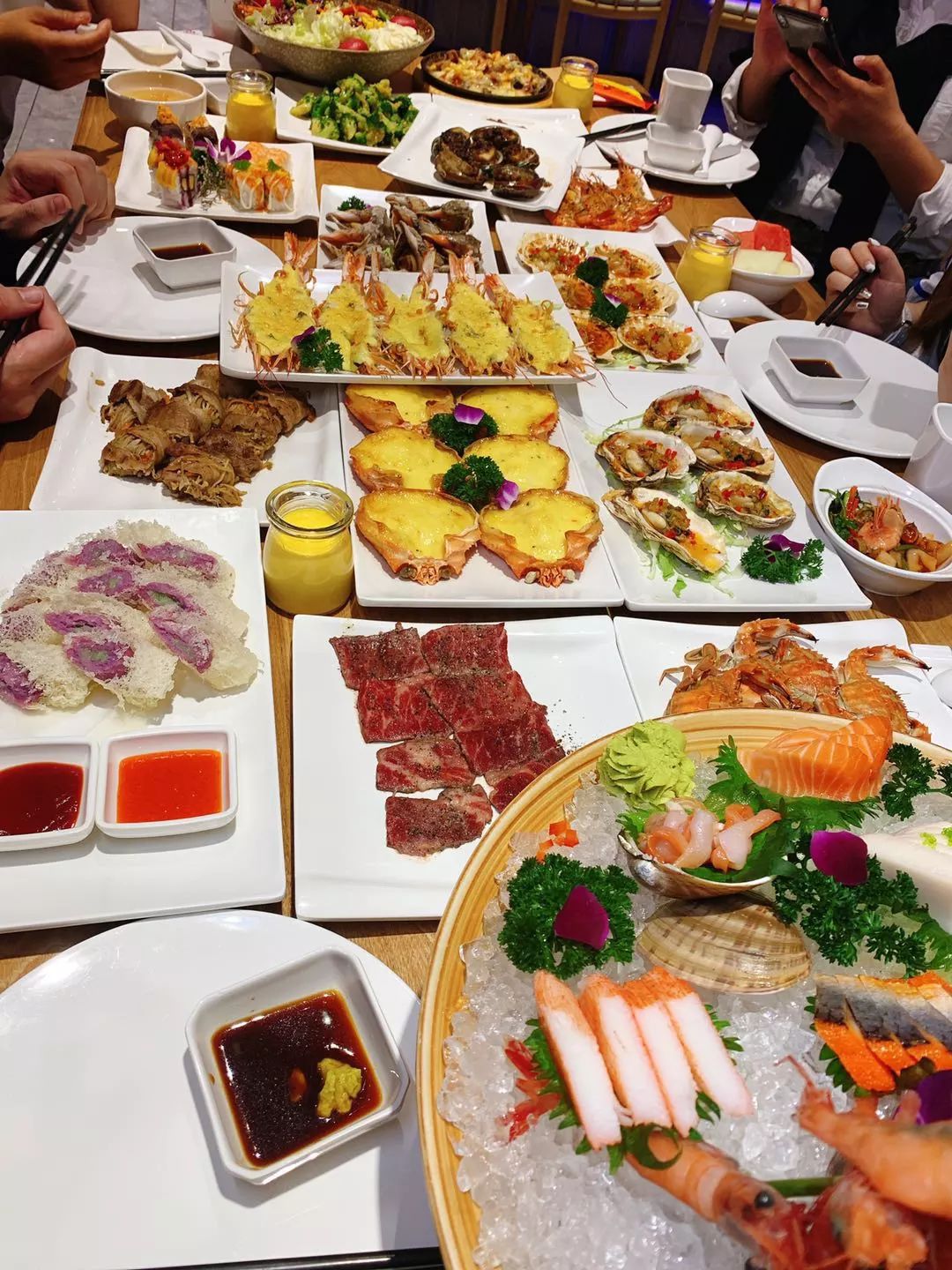 长春平价海鲜刺身推荐,海鲜不限量的自助餐