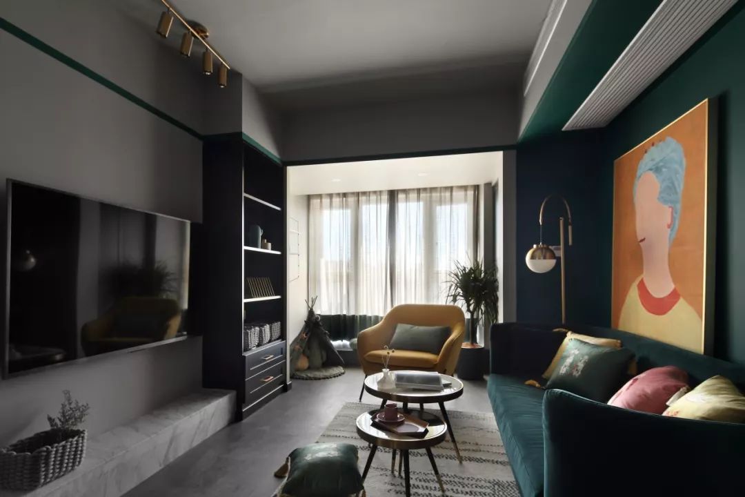 75平现代高级灰轻奢装修风格,75平现代简约风格