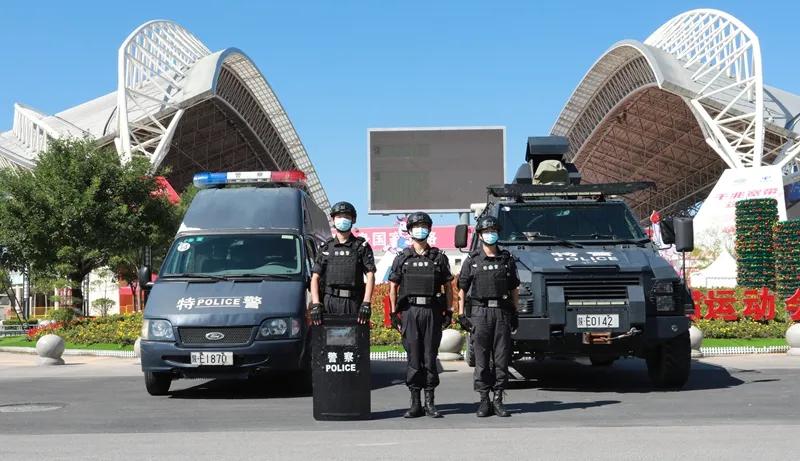 护航十四运宣传扫黑除恶,护航十四运巡警任务