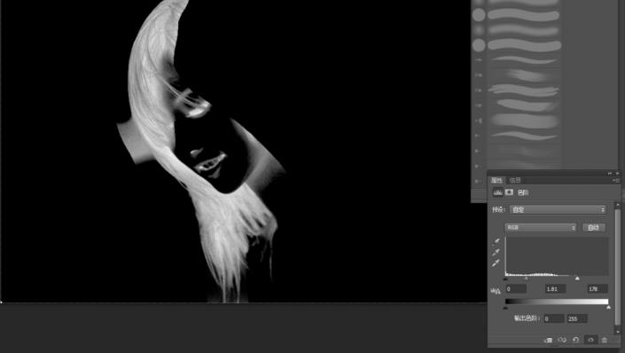 ps复杂背景发丝相近颜色抠图方法,ps通道抠人物发丝
