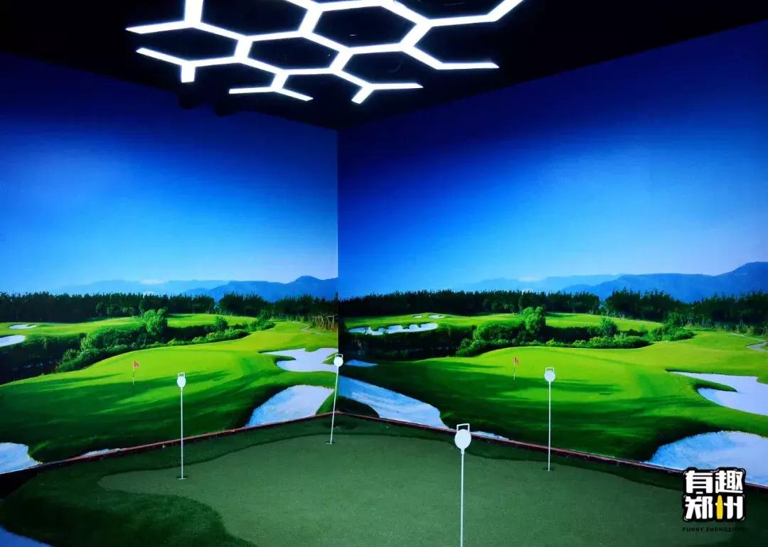 郑州高尔夫室内练习场,郑州高尔夫球多少钱打一次