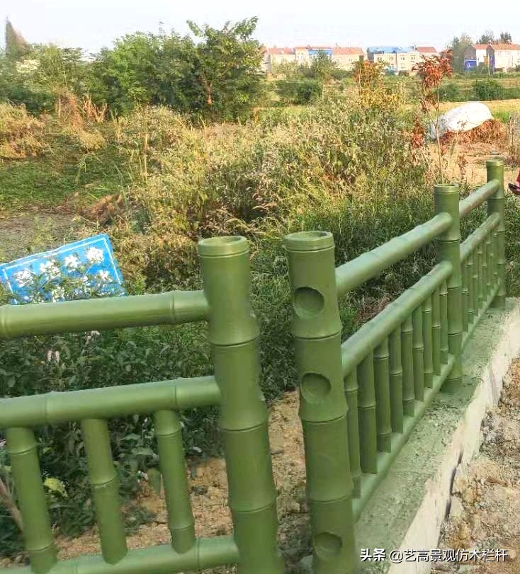 福建景观仿竹护栏厂,福建仿竹护栏生产过程