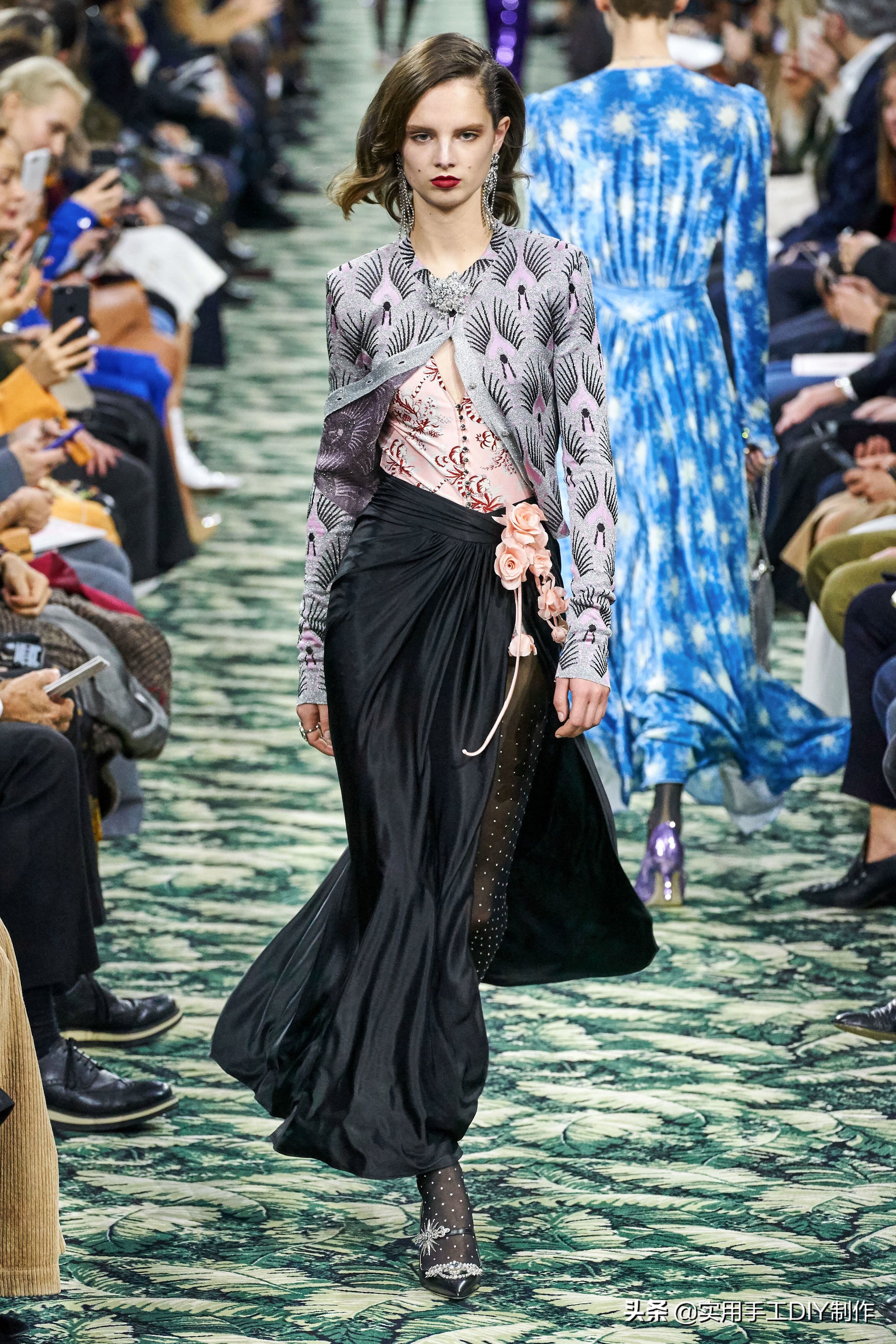 pacorabanne2021春夏系列金属长裙,pacorabanne亮片上衣