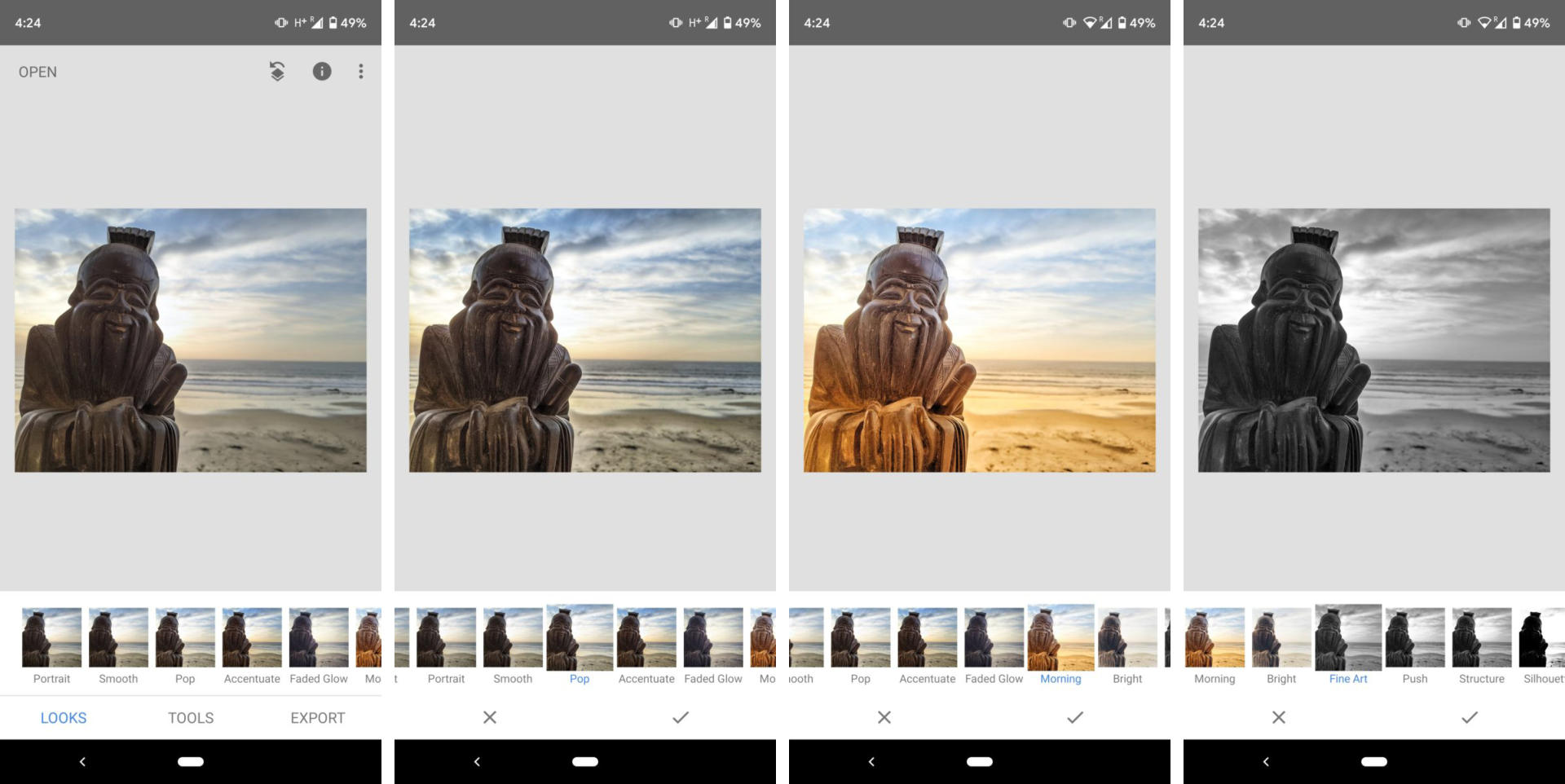如何使用snapseed更换照片背景,snapseed照片编辑完全手册
