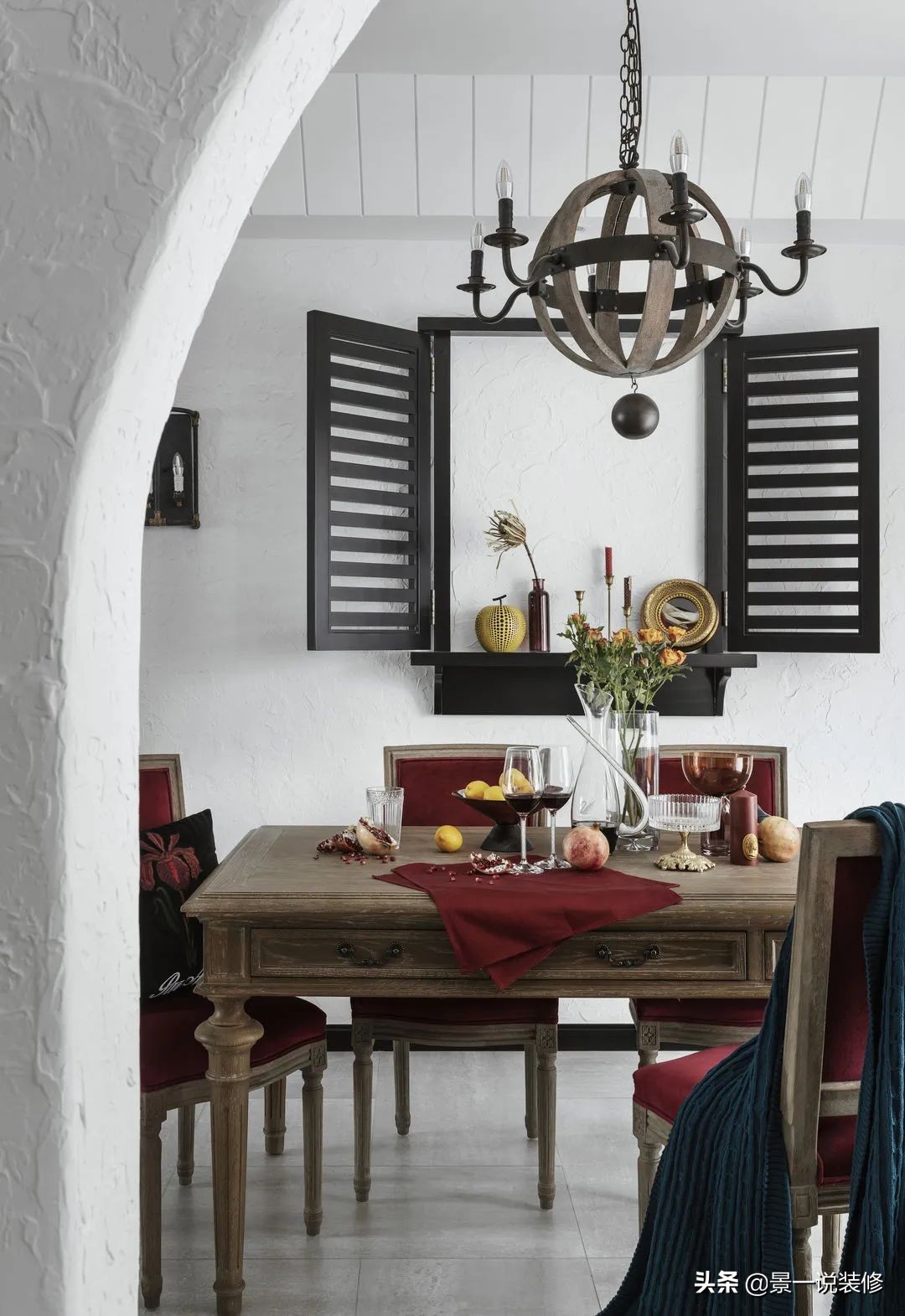 美式装修乡村式混搭,美式风格装修10万块搞定