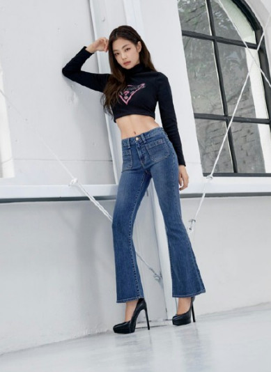 韩国衣品好的女明星jennie,jennie韩系穿搭