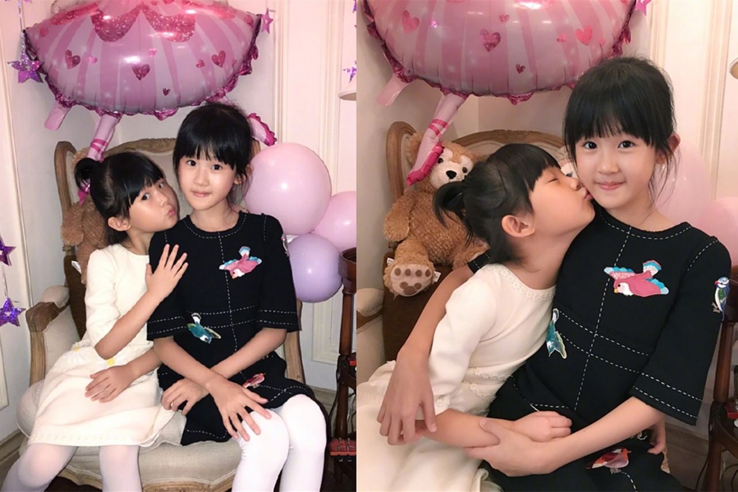 星二代长大后都长什么样,森蝶贝儿