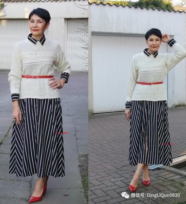 中老年人女冬季针织衫教程,针织中老年女装新款