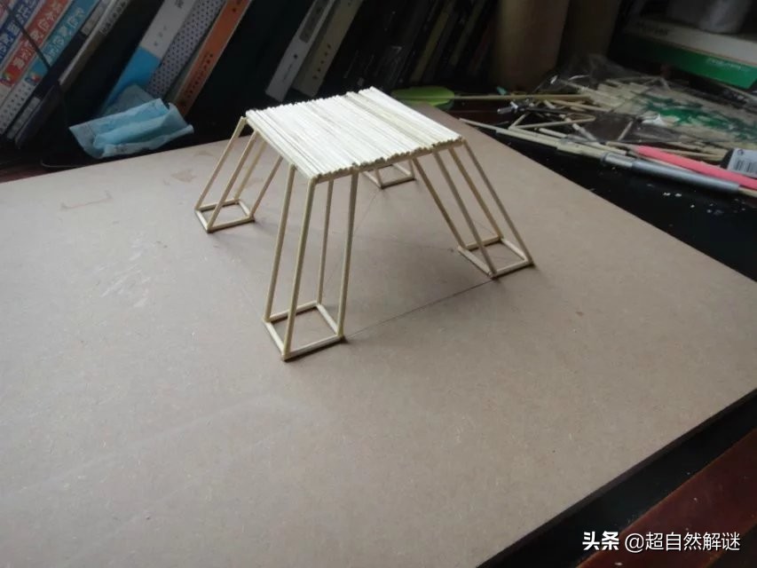 用牙签手工制作埃菲尔铁塔教程,用牙签搭的埃菲尔铁塔60cm
