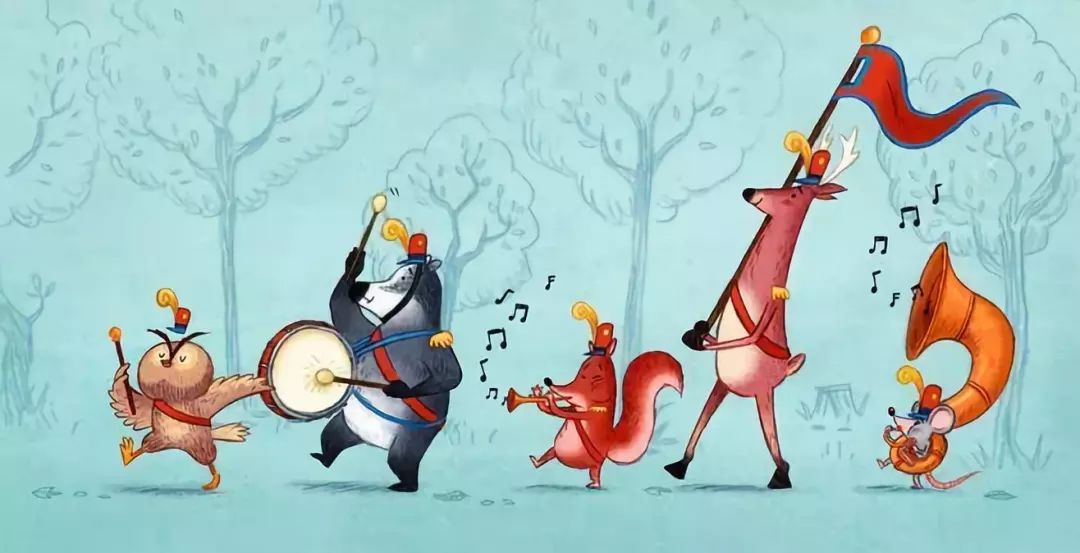 英国可爱插画动物,英国创意插画作品