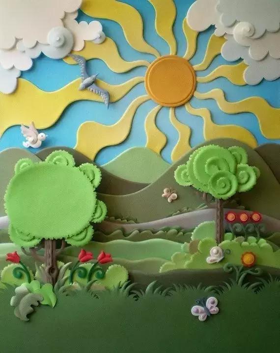 用纸剪出漂亮的图案,用纸剪的足球