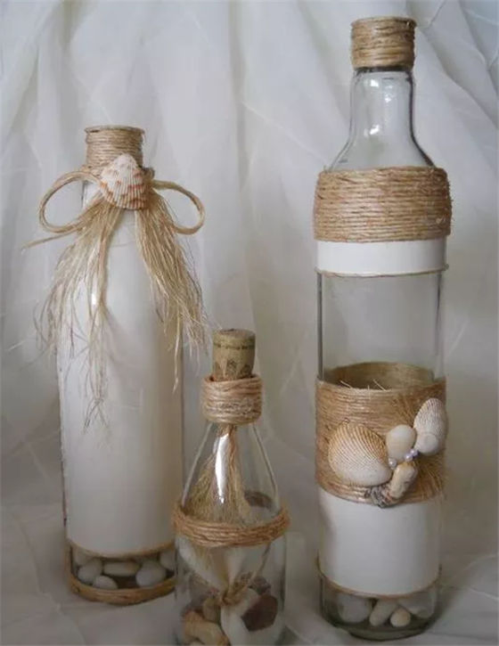 玻璃瓶改造简单又好看的装饰品,客厅玻璃瓶改造图片