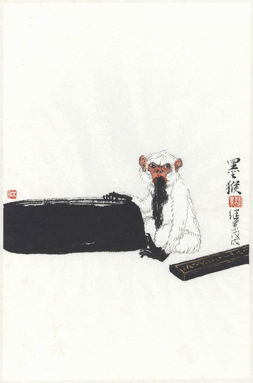 他画的猴子都是来搞笑的吗？让人看得停不下来