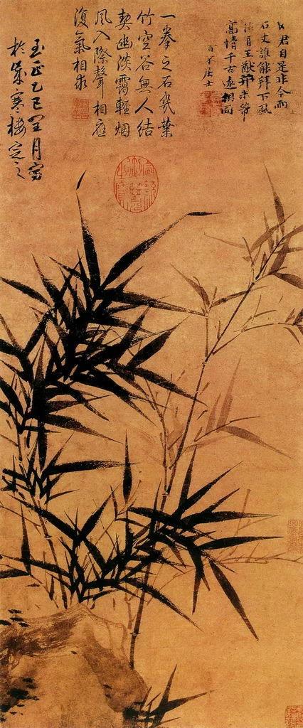 大师画竹里馆,大师画竹欣赏