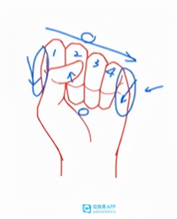 手是怎么画的简笔画,漫画手部画法