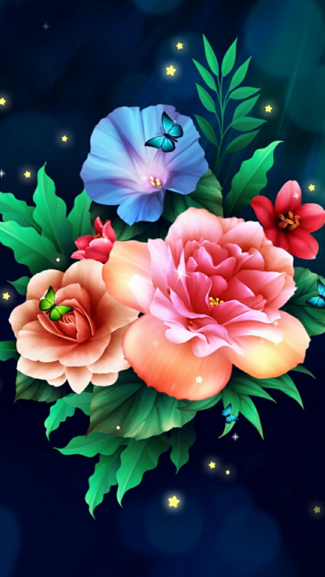 小清新花朵壁纸唯美文艺,唯美淡雅花朵风景图片壁纸