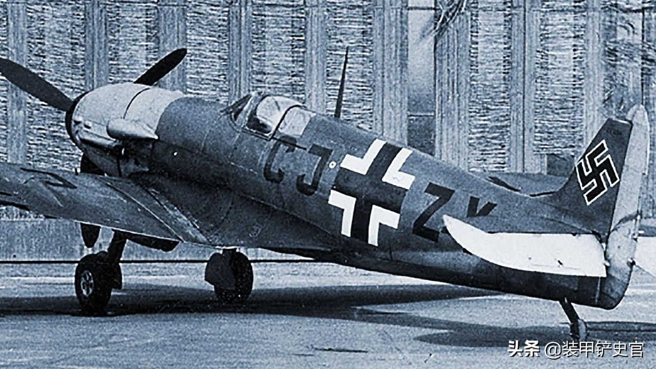 法国飞行员迷航迫降泽西岛,座机被德国人魔改成混血儿
