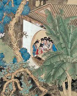 彭连熙绘红楼群芳图,彭连熙红楼梦作品欣赏