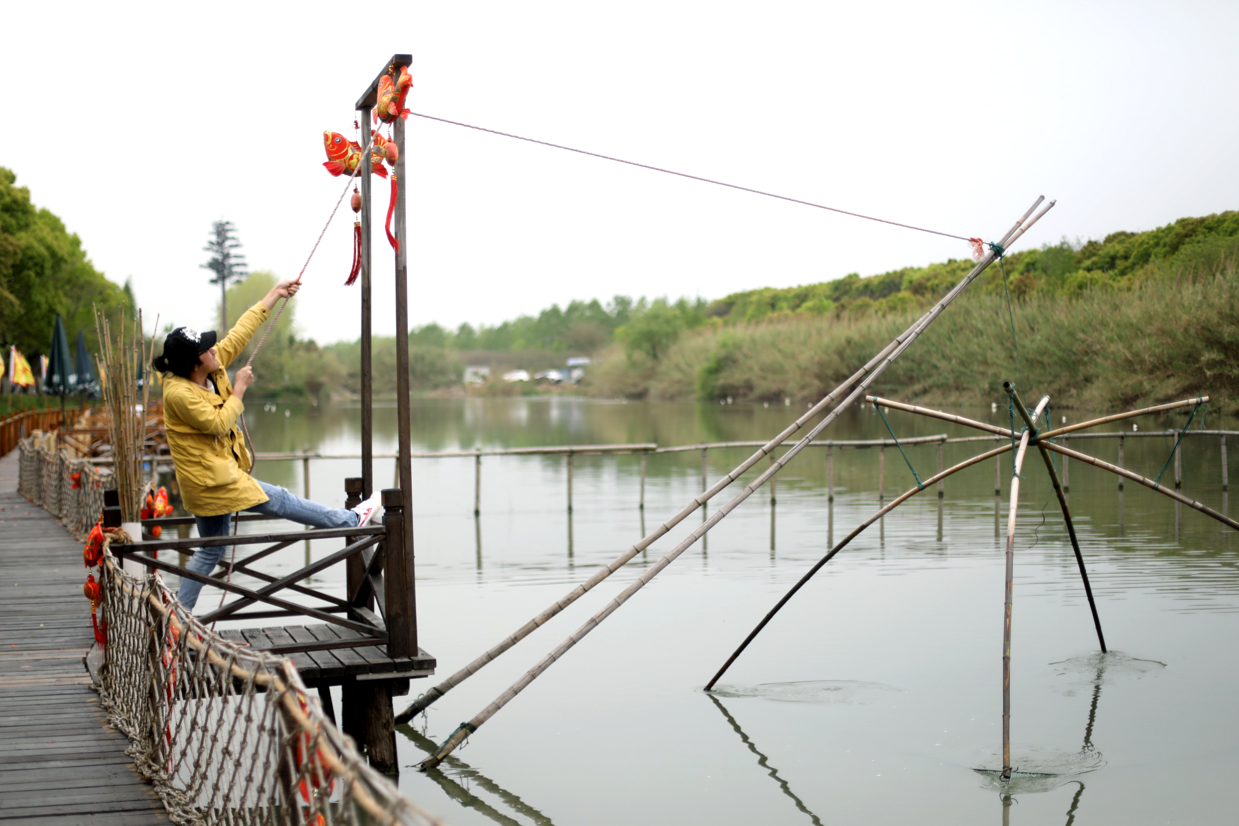 常熟沙家浜一日游结束,常熟水上花田沙家浜