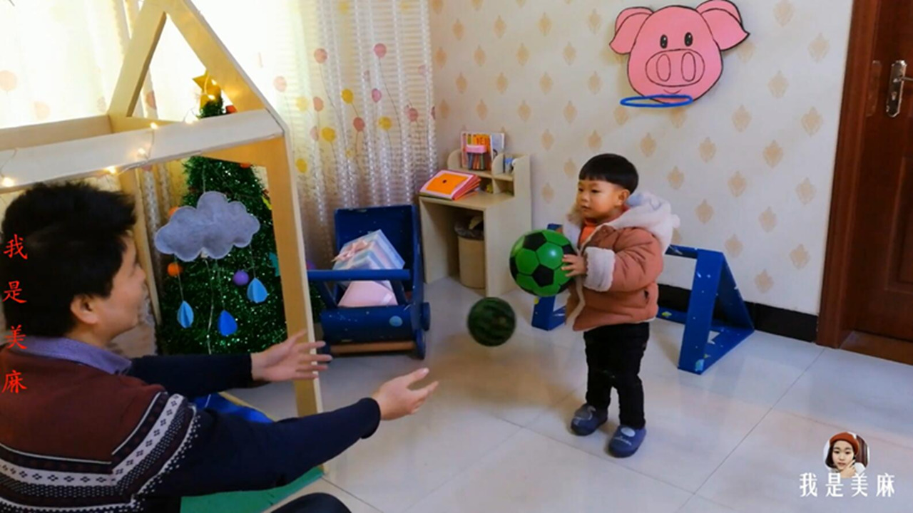 自制宝宝篮球架的制作过程,儿童纸板篮球架手工制作方法