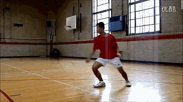 羽毛球基础步伐训练教学,羽毛球步法教学基本功训练视频