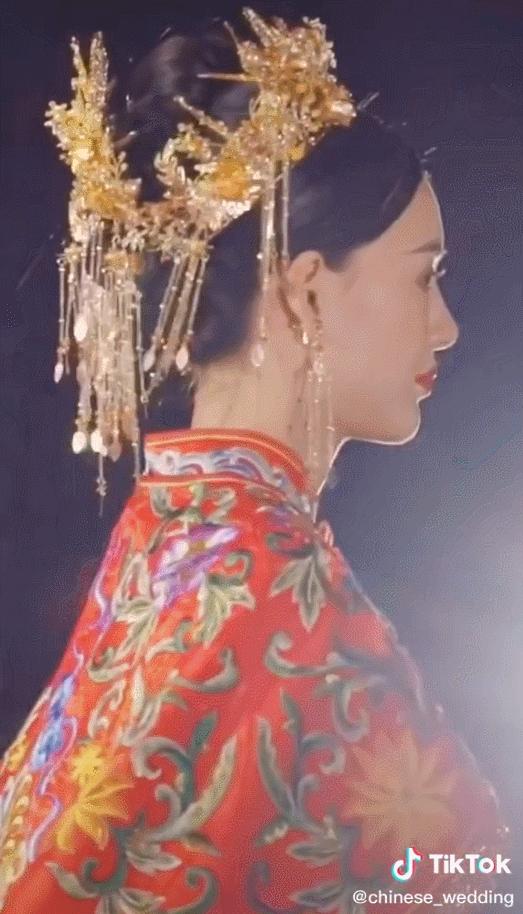 中式婚礼火了好多人观看,火遍全球的中式婚礼