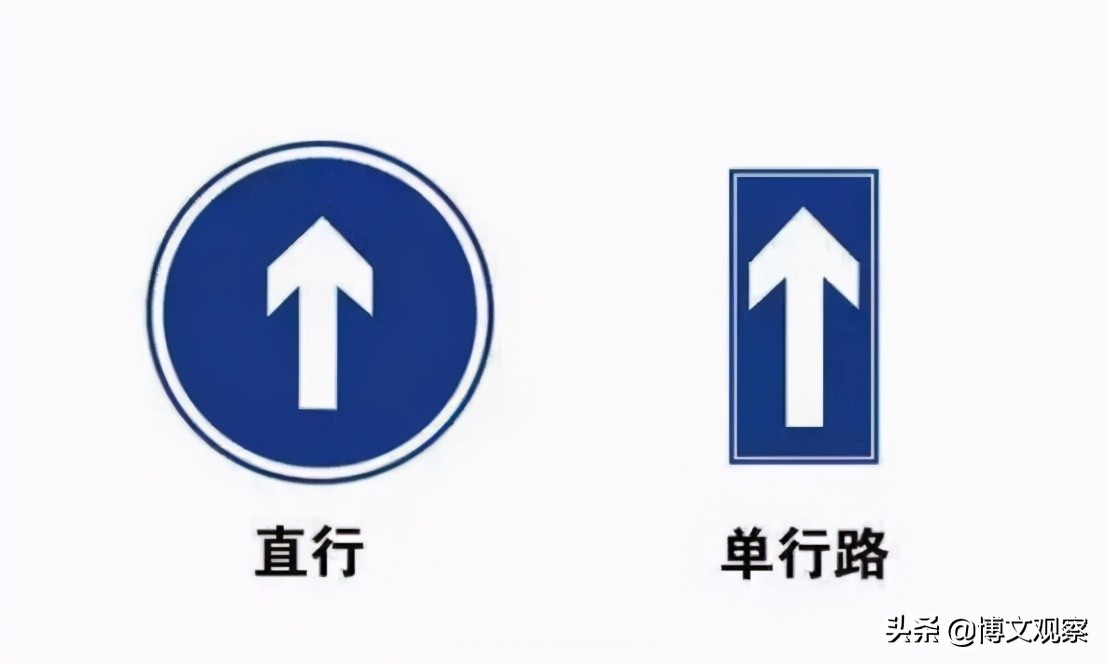容易被混淆的汽车交通标志,易混淆的交通标志