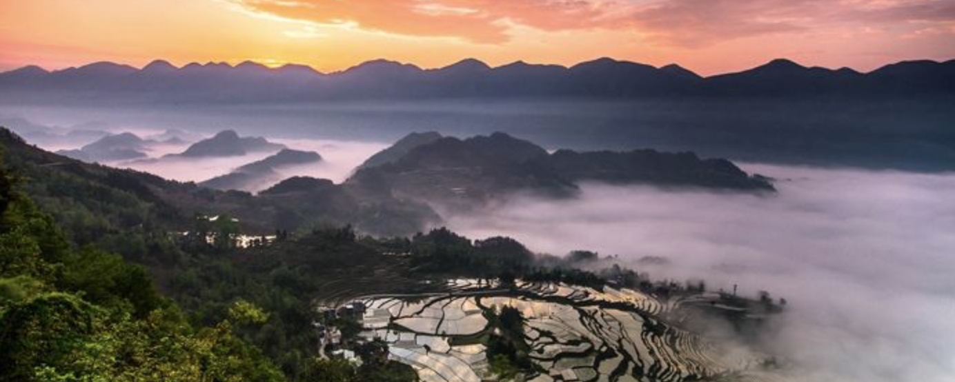 重庆酉阳土家族苗族自治县全貌,中国重庆市酉阳土家族苗族自治县