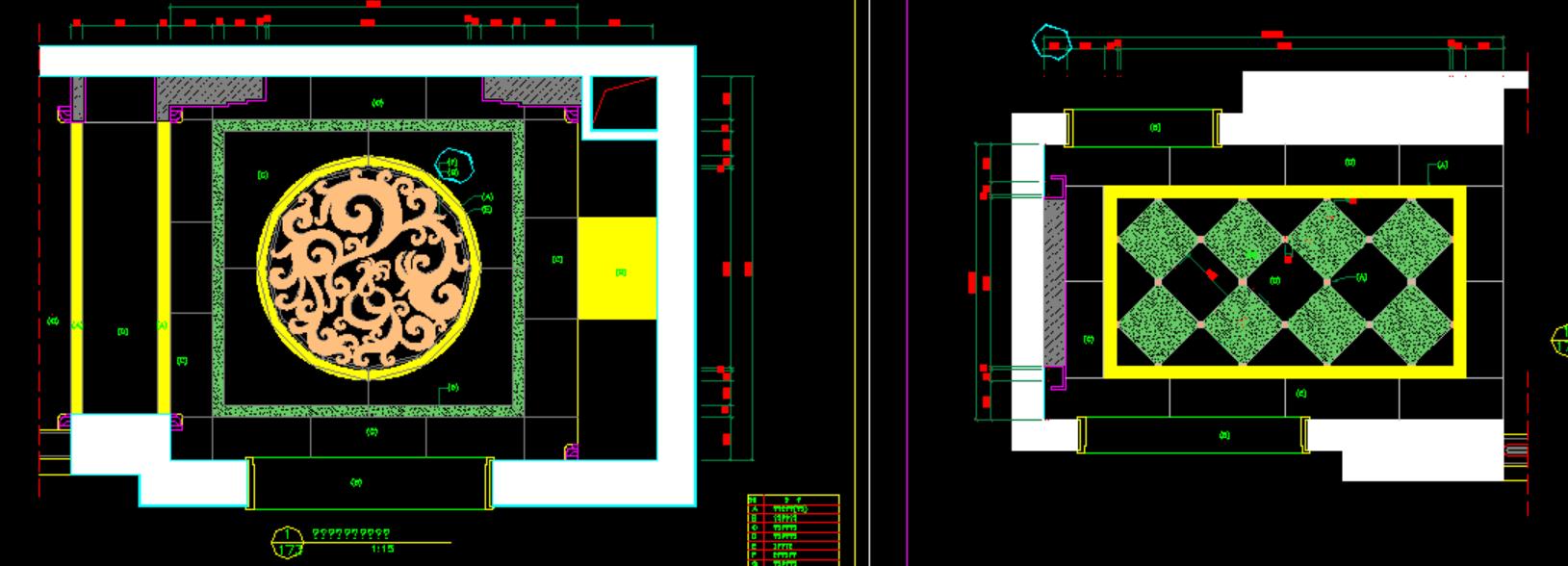室内设计师位大师施工图,室内设计图100种