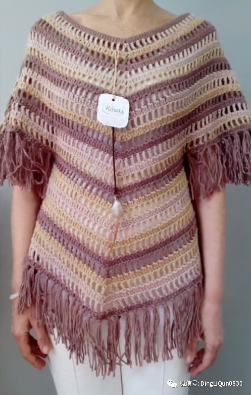 高档蕾丝钩花斗篷披肩防晒衣,针织披肩花样图片大全