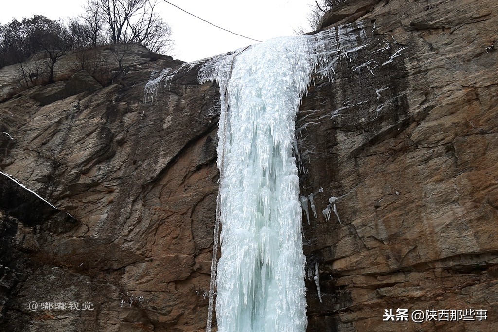 西安冰瀑十大免费景点,西安流峪大峡谷