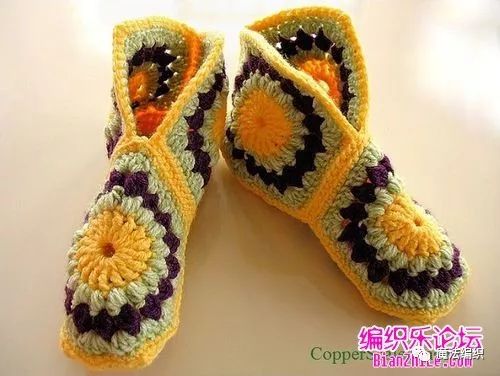 钩针人字拖鞋大全图解,钩针钩拖鞋全部教程