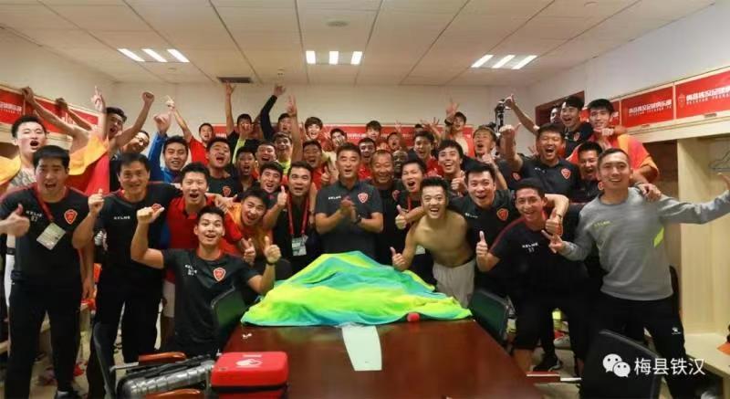 中甲第十轮梅县铁汉与大秦之水,足球有时候就是这么的残酷和现实